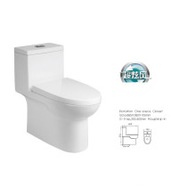 Cuvette de toilette monobloc Cupc allongée, Toilette monobloc DuraStyle, Rough-In de 12 &quot;, cuvette seulement